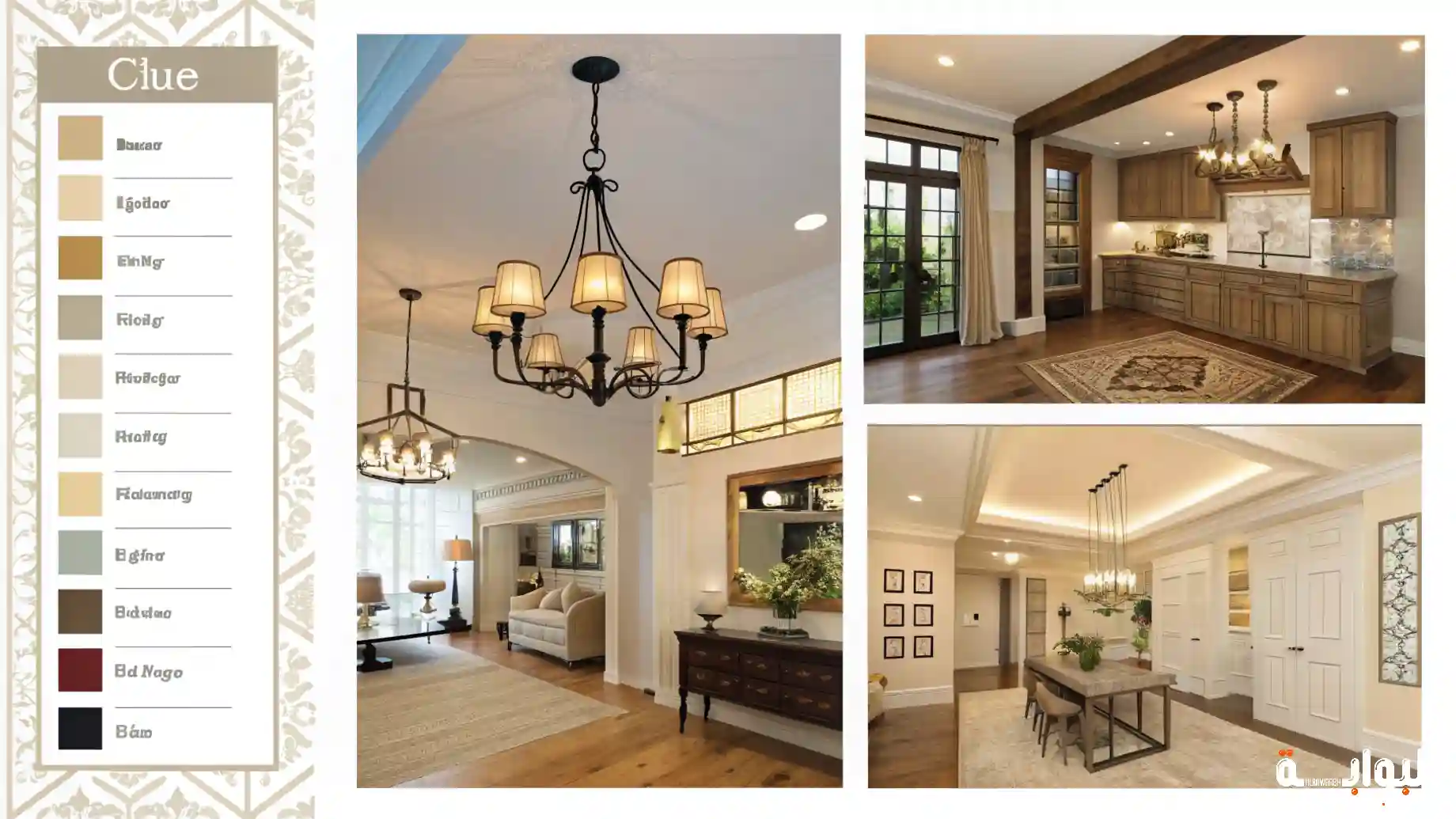 الإضاءة المناسبة لكل غرفة