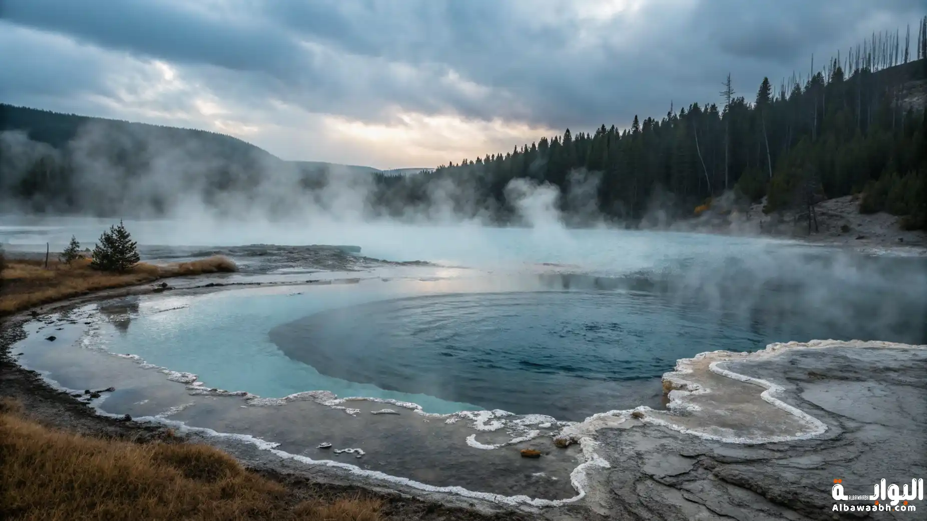 البحيرة التي تغلي من تلقاء نفسها
