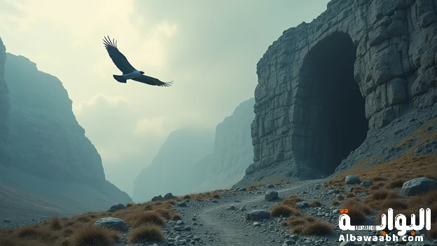 حجر البازلت الطائر 