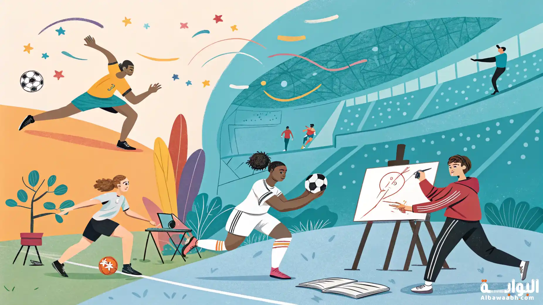 الرياضة والإبداع