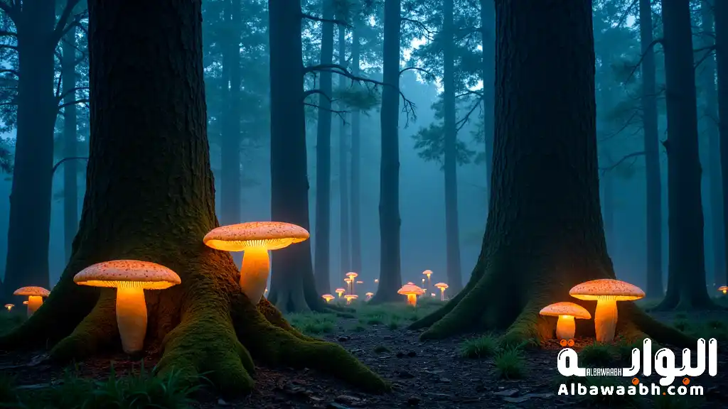 الغابات التي تضيء ليلًا