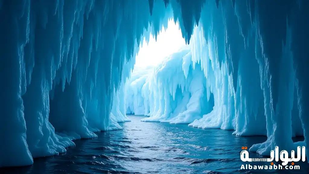 الكهوف الجليدية الزرقاء