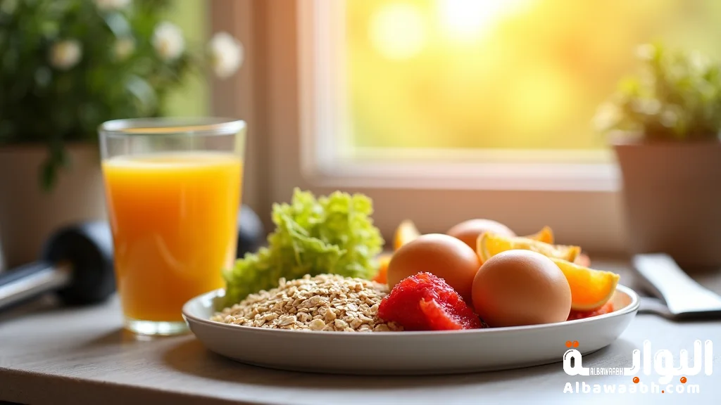 تغذية الرياضي الصباحي