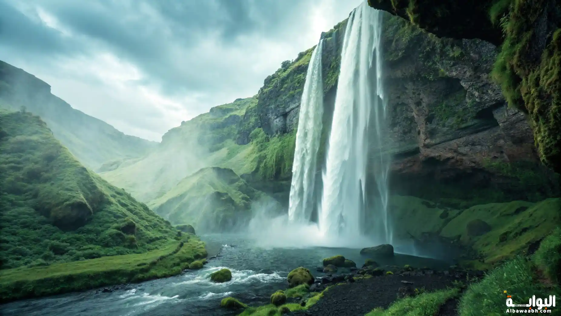 الشلالات التي تصعد إلى الأعلى