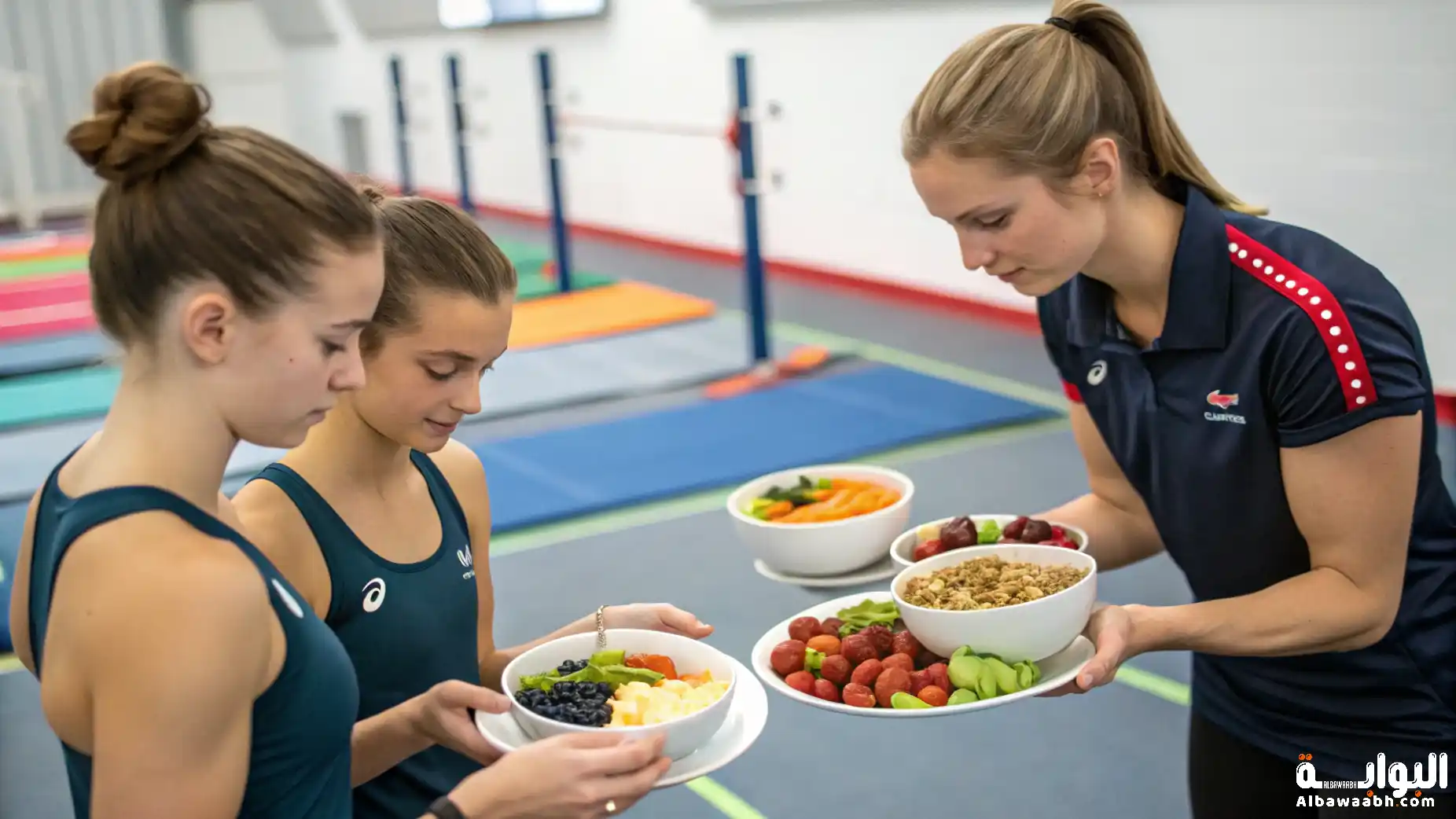 تغذية لاعبي الجمباز