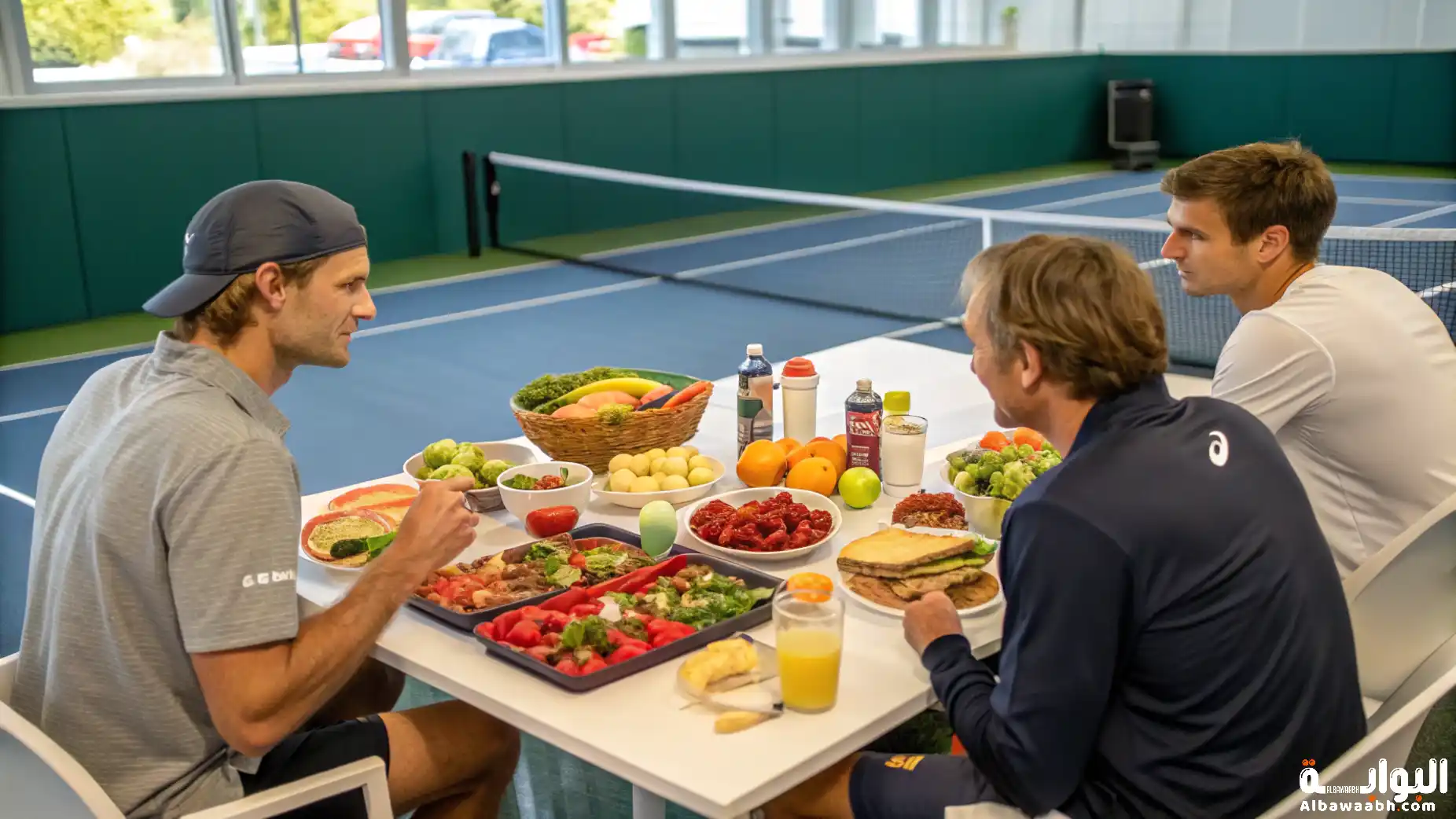 تغذية لاعبي التنس