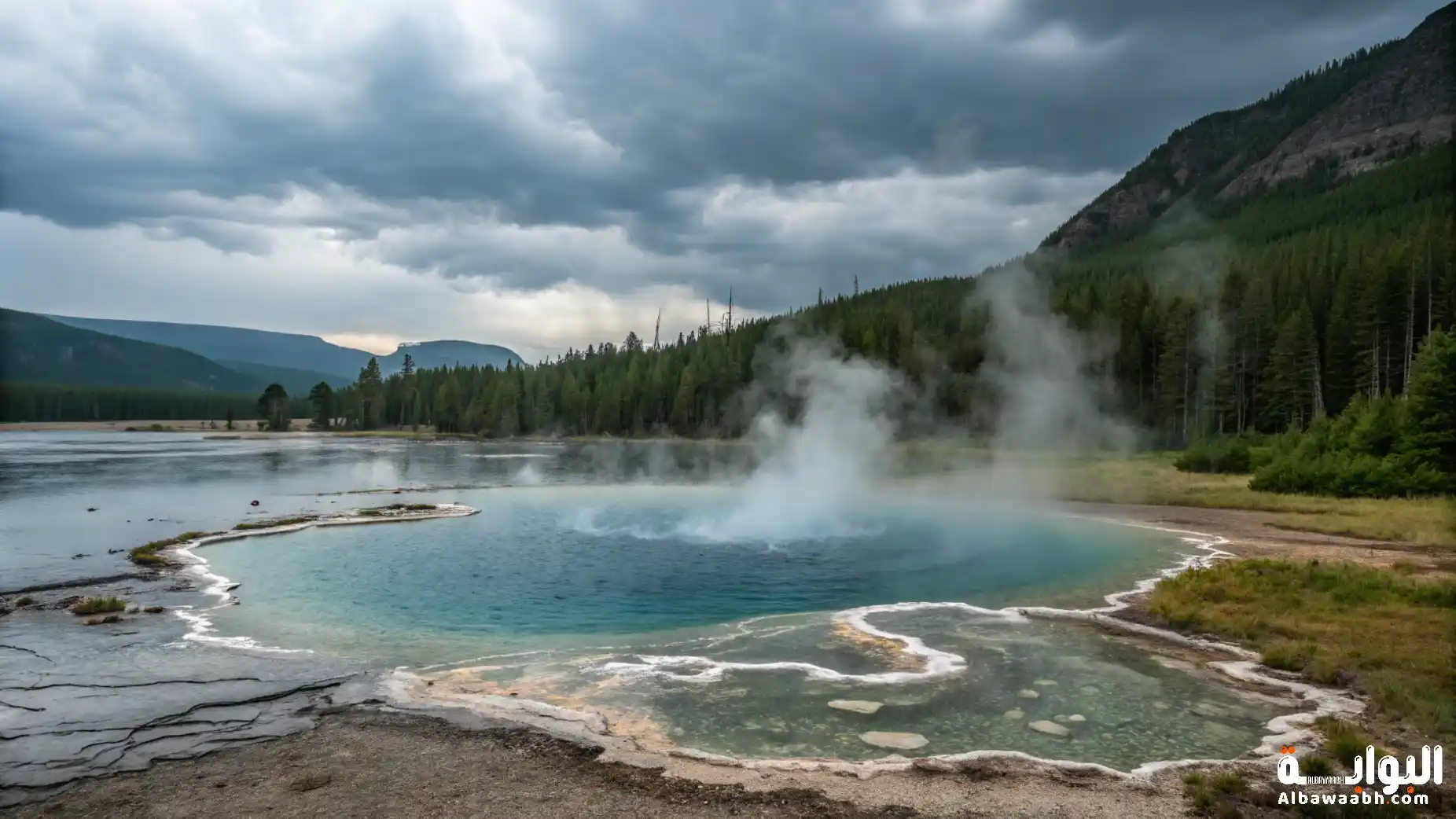 البحيرة التي تغلي من تلقاء نفسها