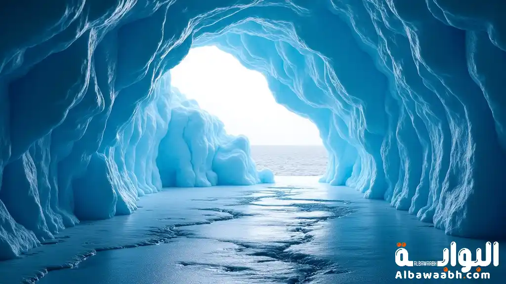 الكهوف الجليدية الزرقاء