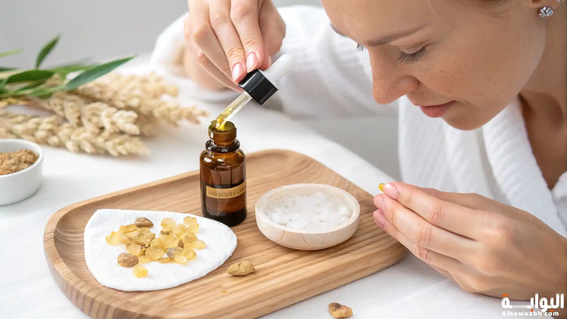 فوائد لبان الذكر للوجه