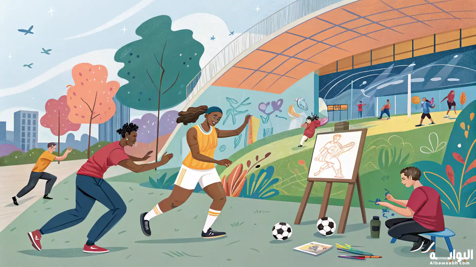الرياضة والإبداع
