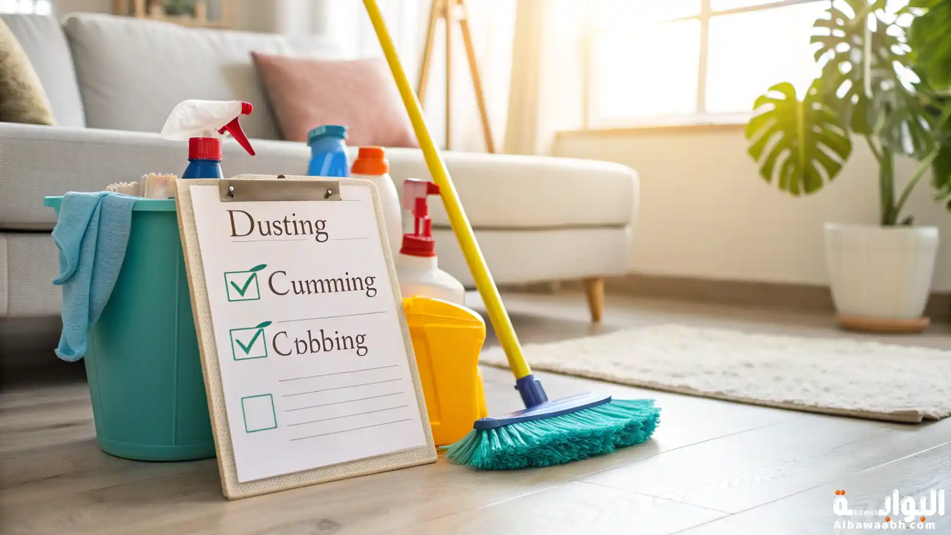 حيل تنظيف المنزل