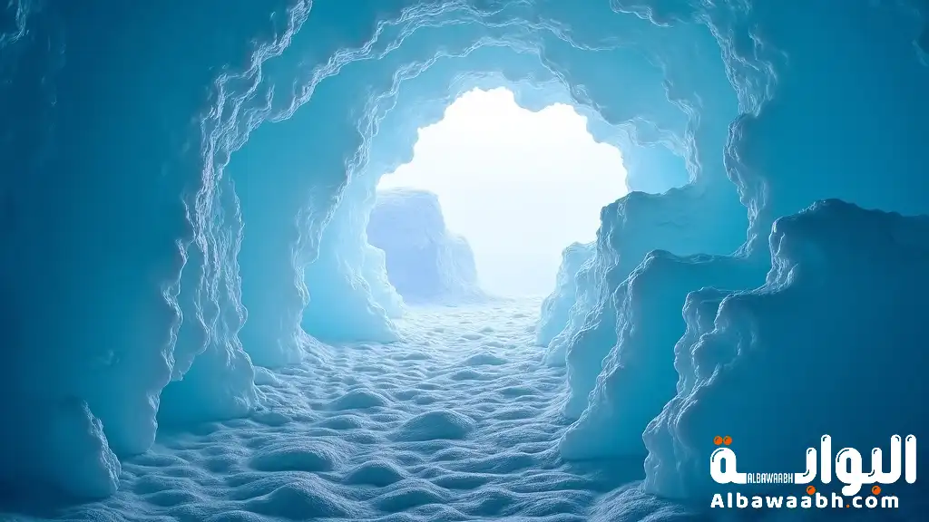 الكهوف الجليدية الزرقاء