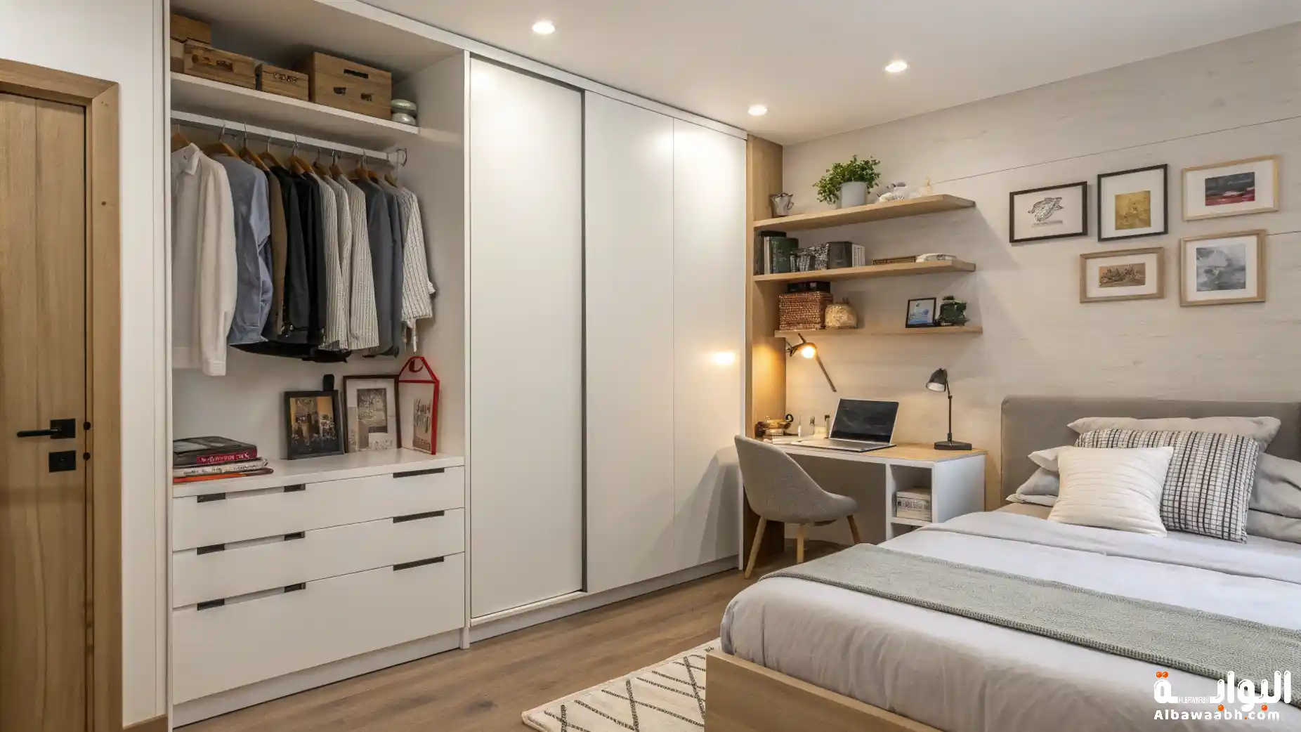 غرف النوم الصغيرة