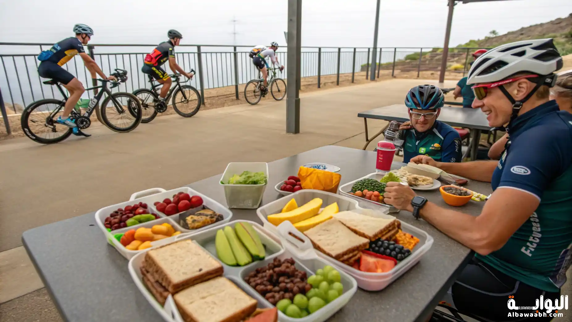 تغذية راكبي الدراجات