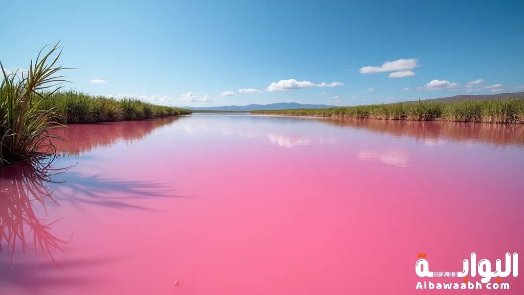 البحيرات الوردية في العالم