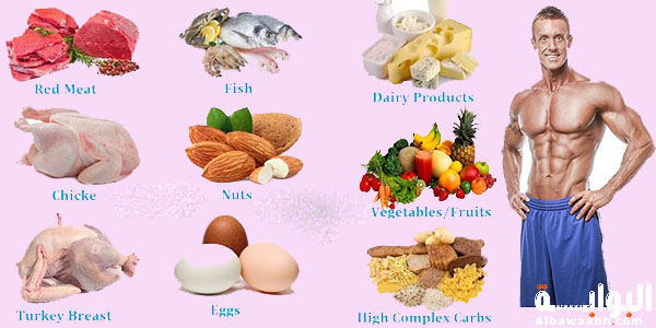 تغذية الرياضي لزيادة الكتلة
