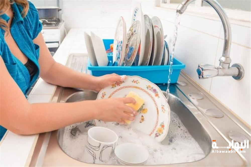 تنظيف الصحون