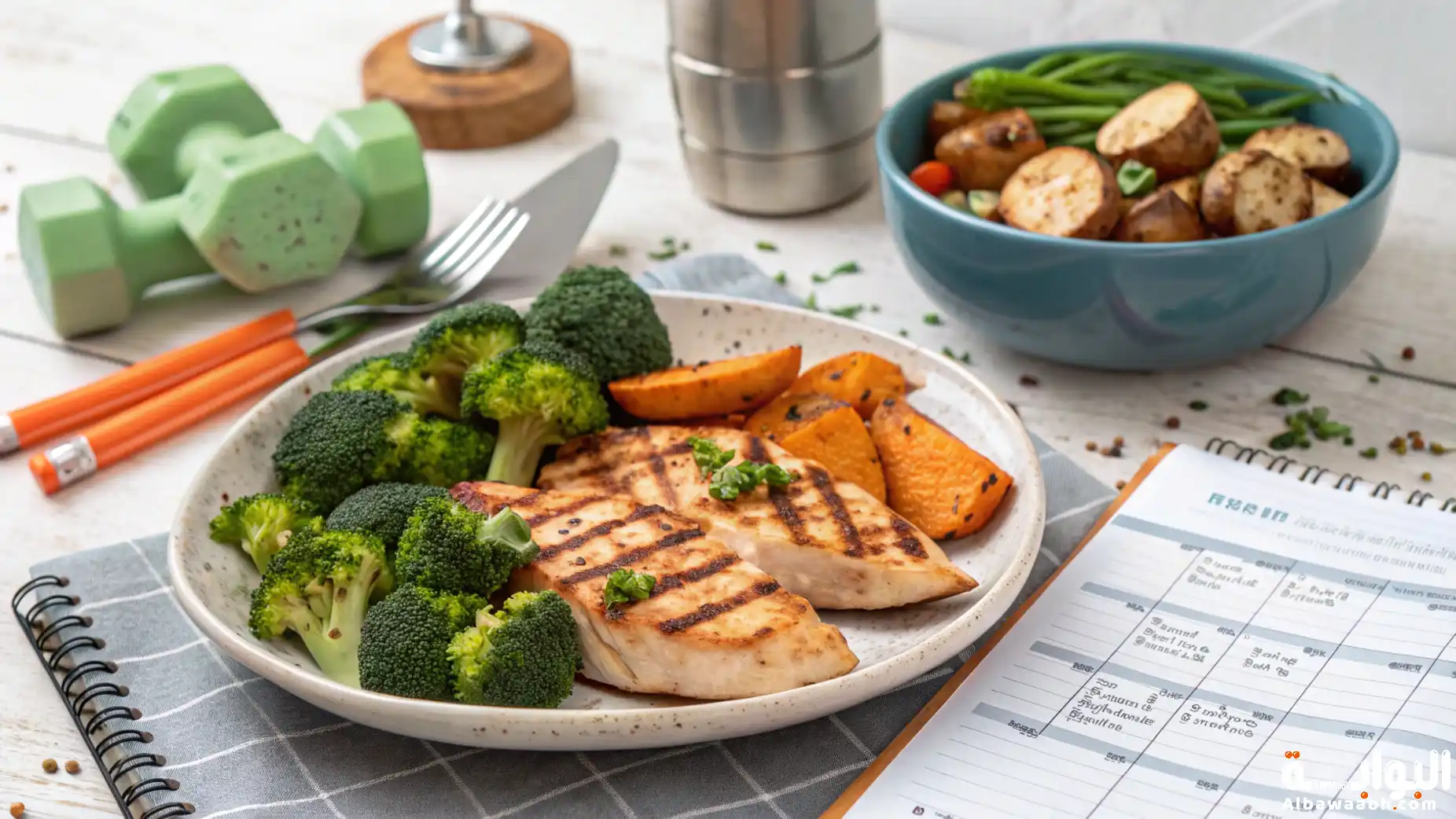 تغذية رافعي الأثقال