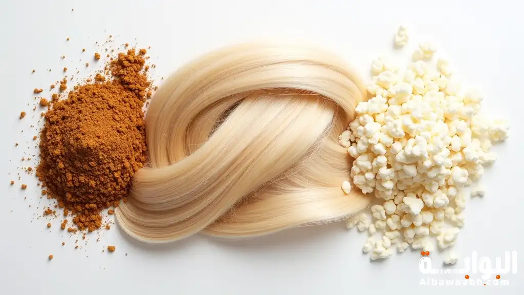 أنواع بروتين الشعر