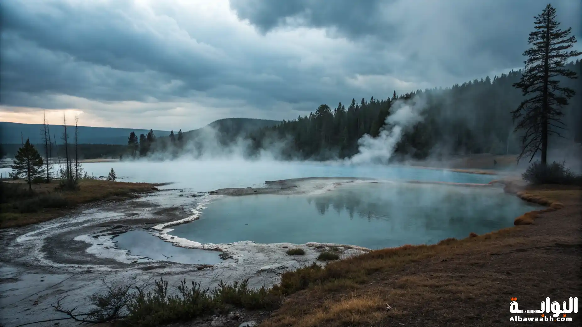 البحيرة التي تغلي من تلقاء نفسها