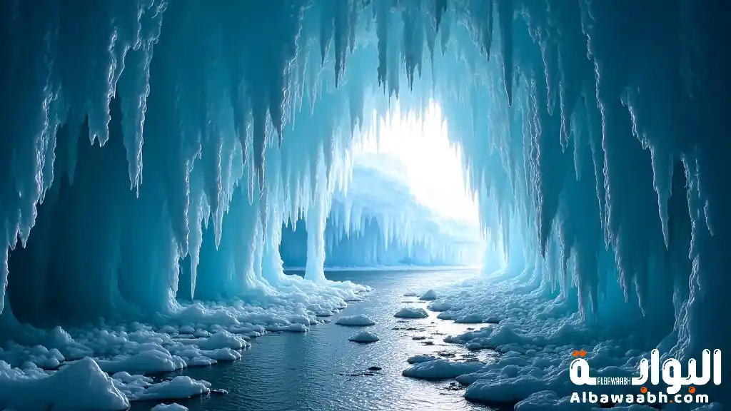 الكهوف الجليدية الزرقاء