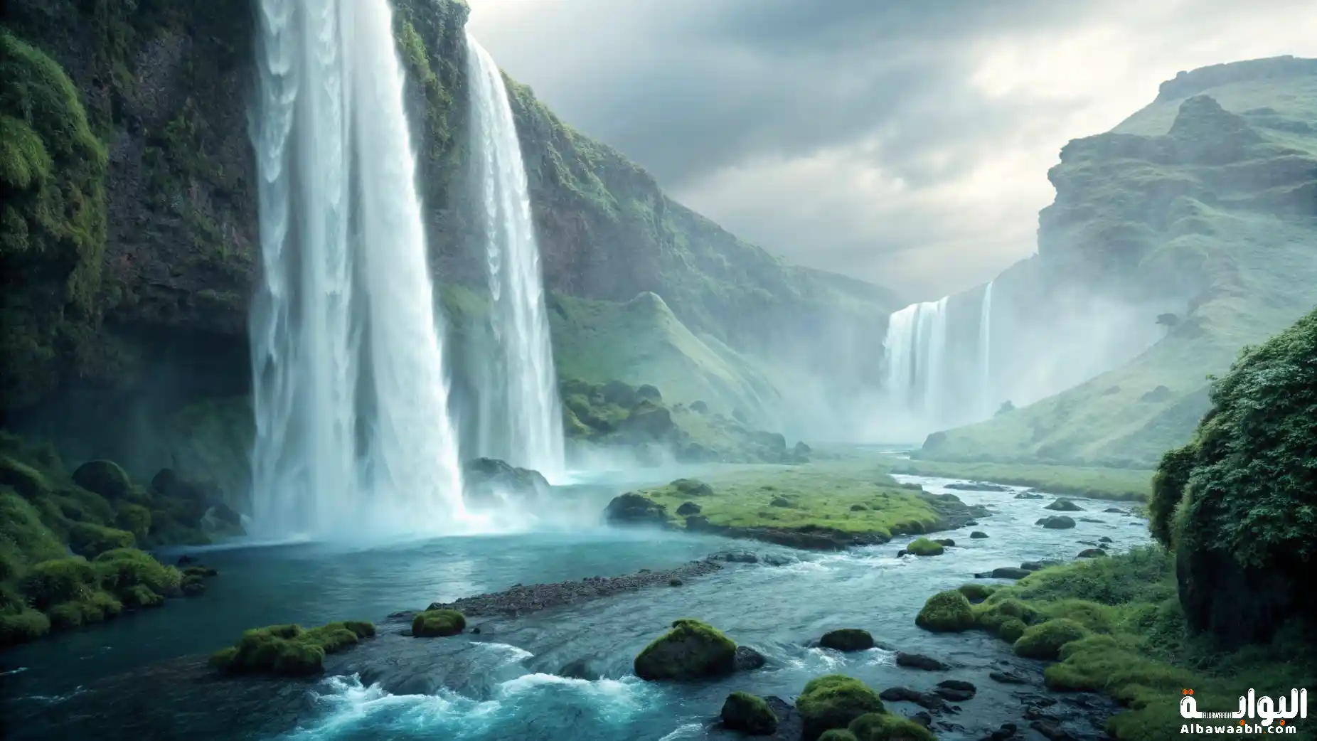 الشلالات التي تصعد إلى الأعلى