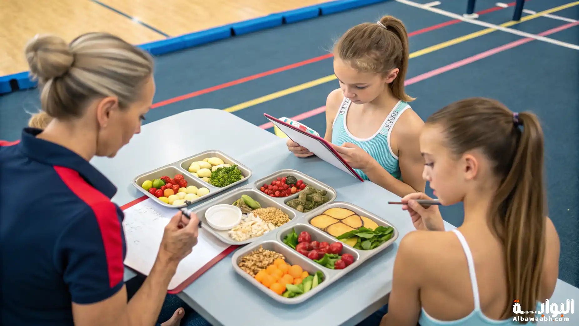 تغذية لاعبي الجمباز