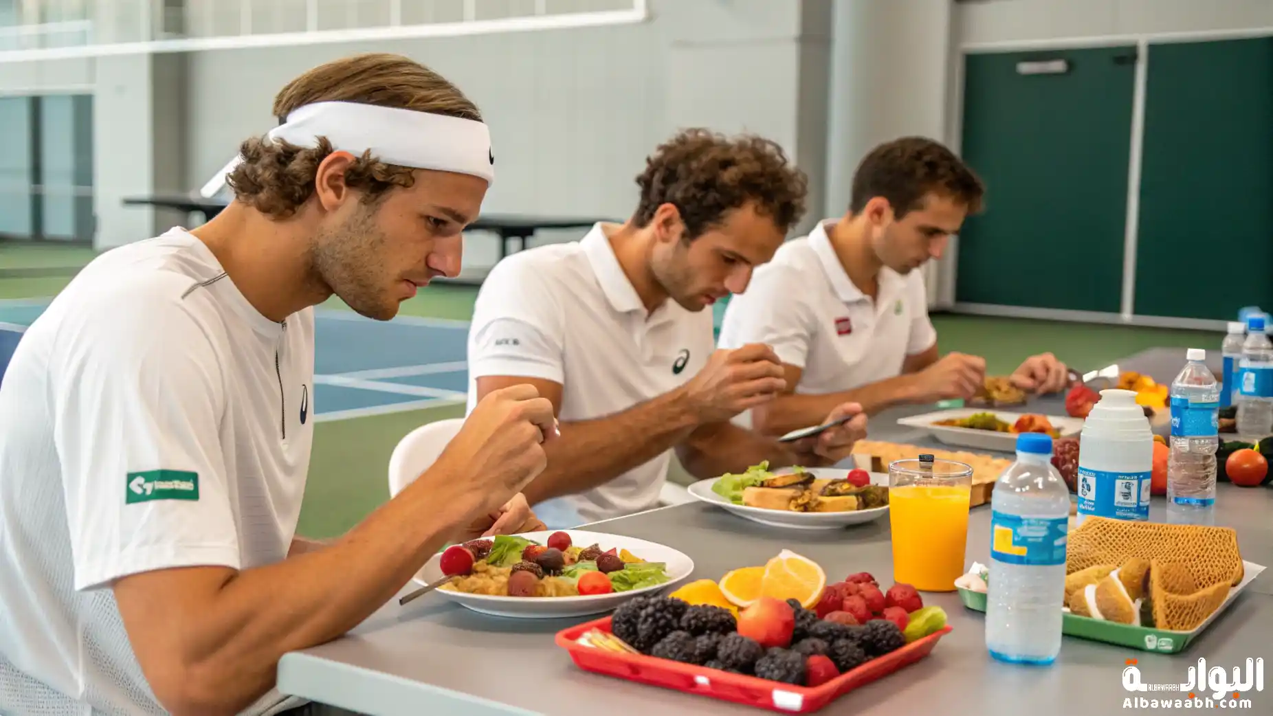 تغذية لاعبي التنس