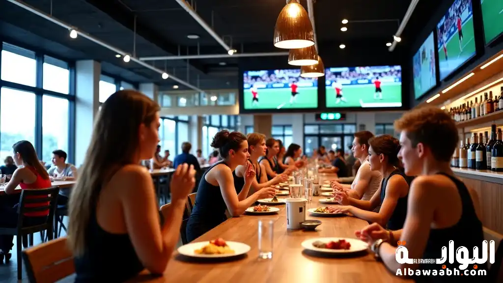 الرياضة والمطاعم