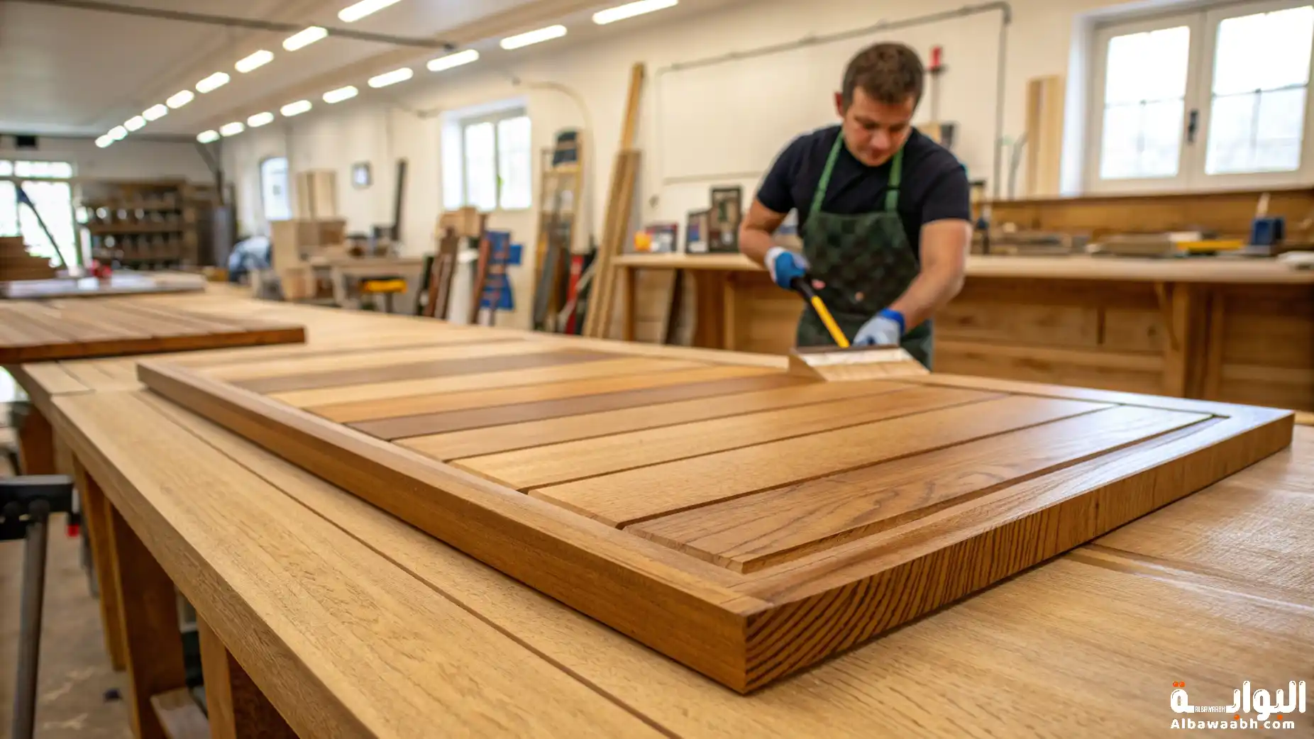 تنظيف الأسطح الخشبية