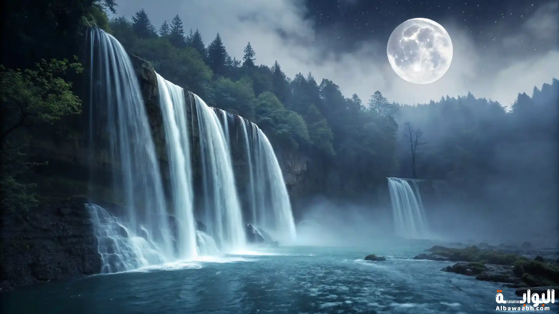 الشلالات التي تصعد إلى الأعلى