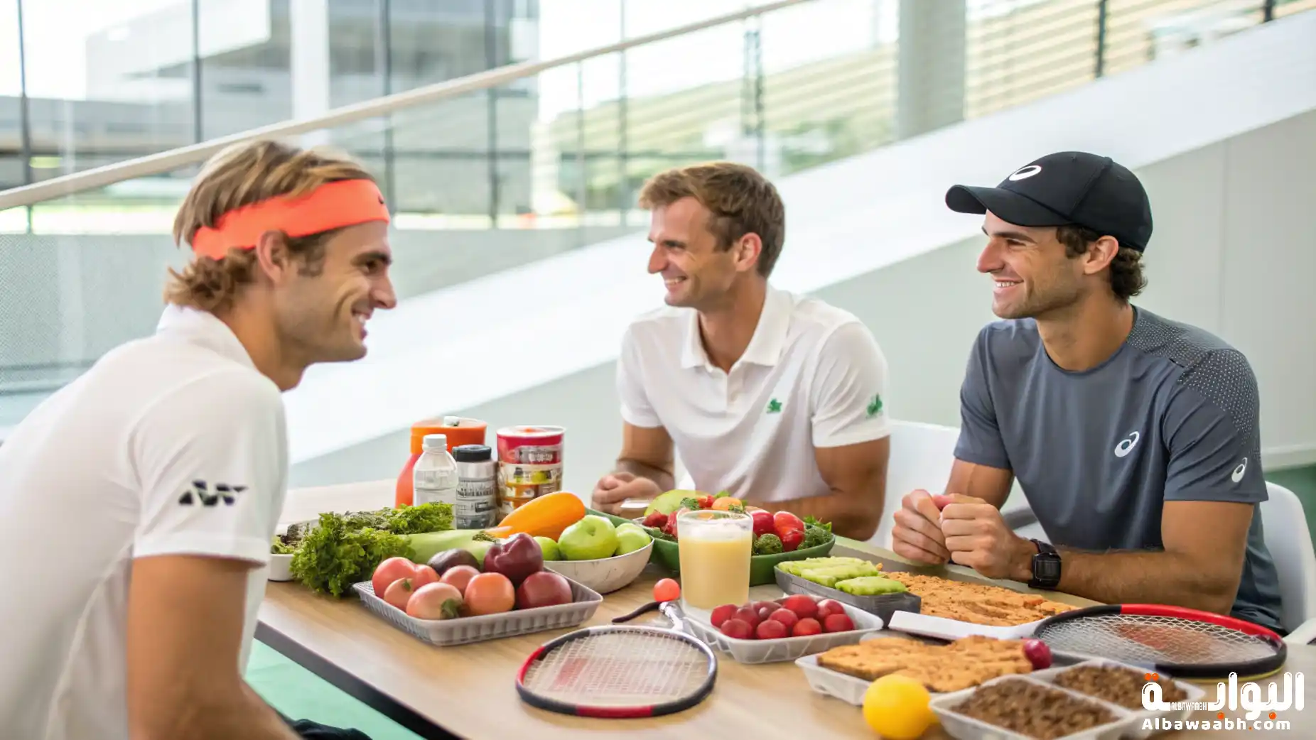 تغذية لاعبي التنس