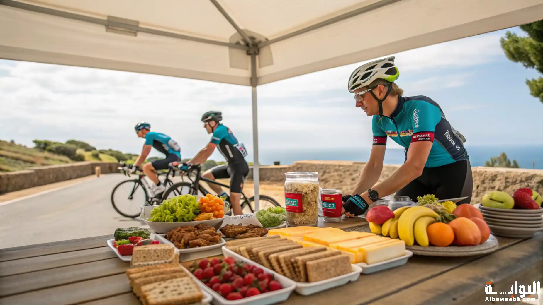 تغذية راكبي الدراجات: طاقة الطريق