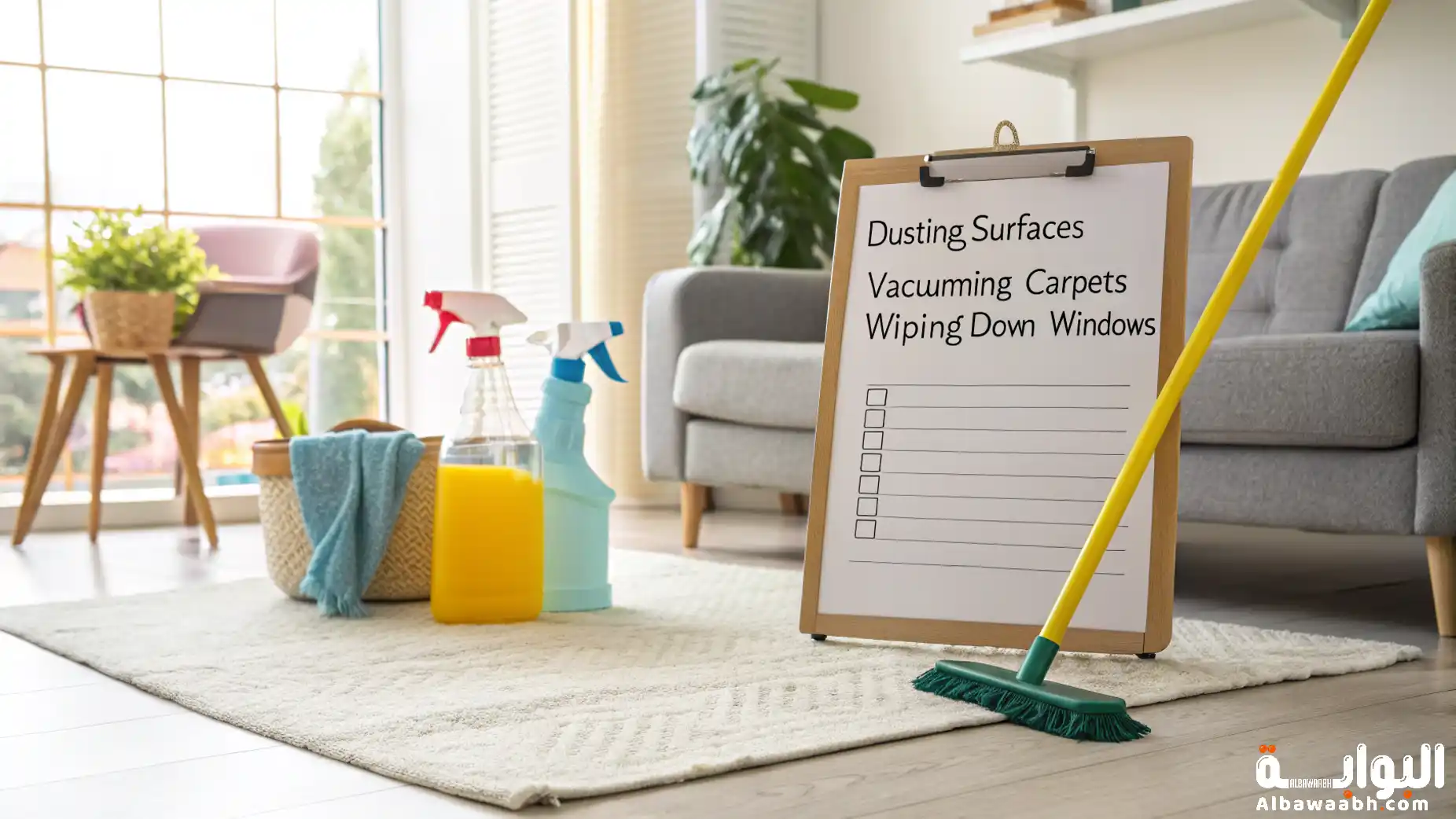 حيل تنظيف المنزل
