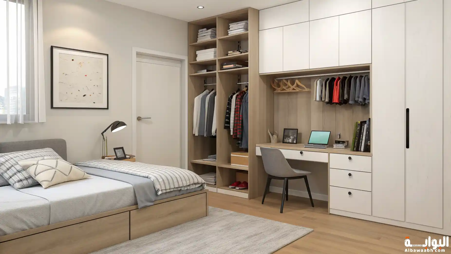 غرف النوم الصغيرة