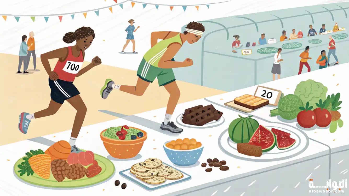 تغذية المنافسات: الاستراتيجيات الغذائية أثناء المنافسات