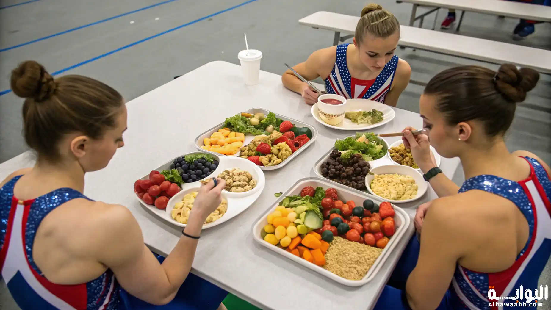 تغذية لاعبي الجمباز