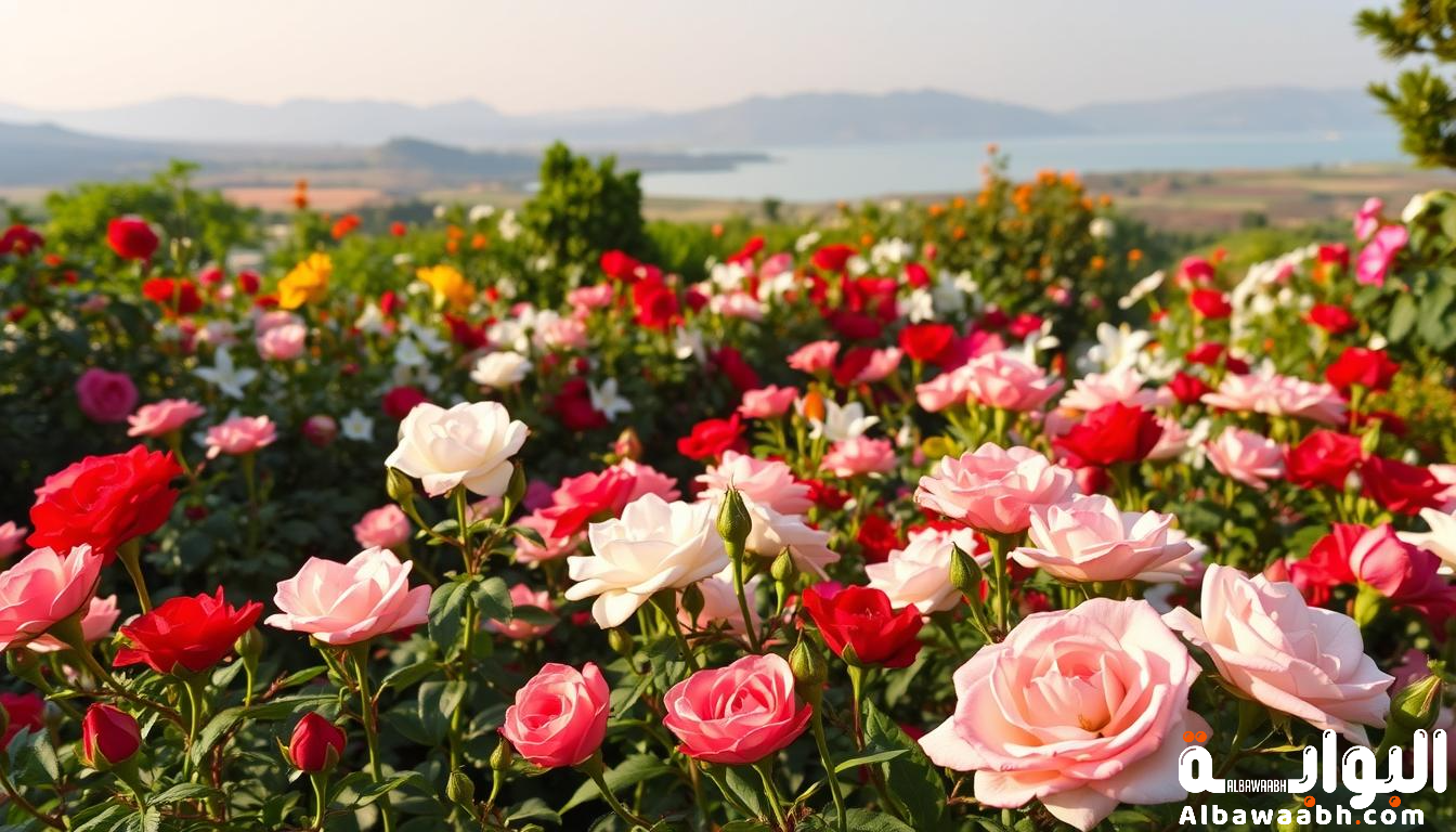 أسماء الورد