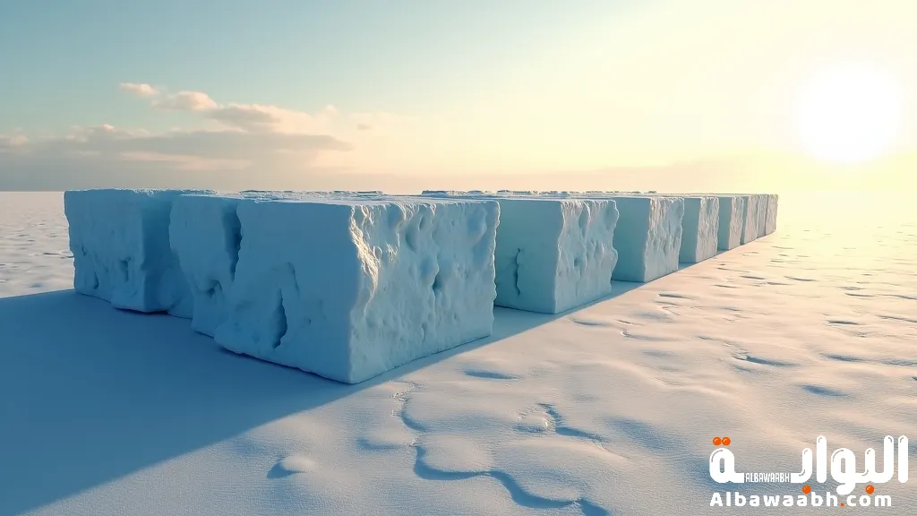 الظلال الطويلة في القطبين