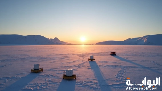 الظلال الطويلة في القطبين