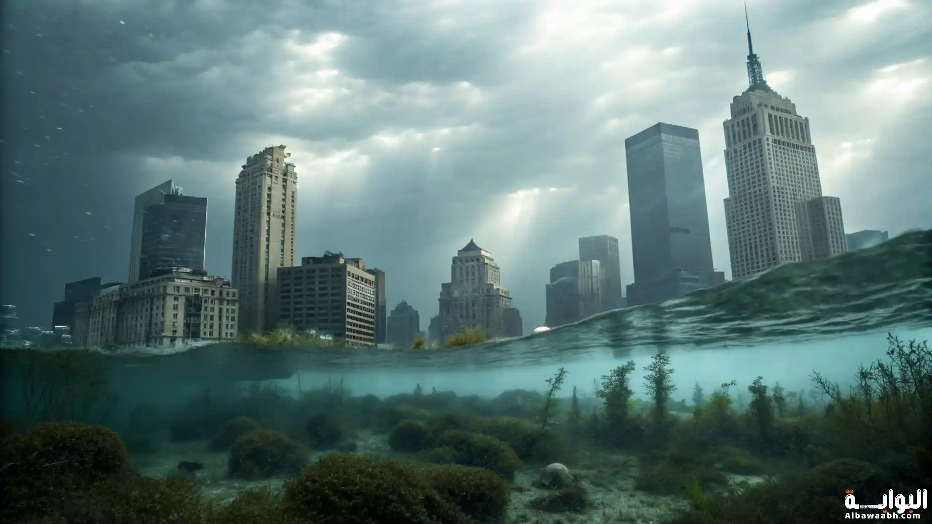 مدن غارقة تحت الماء