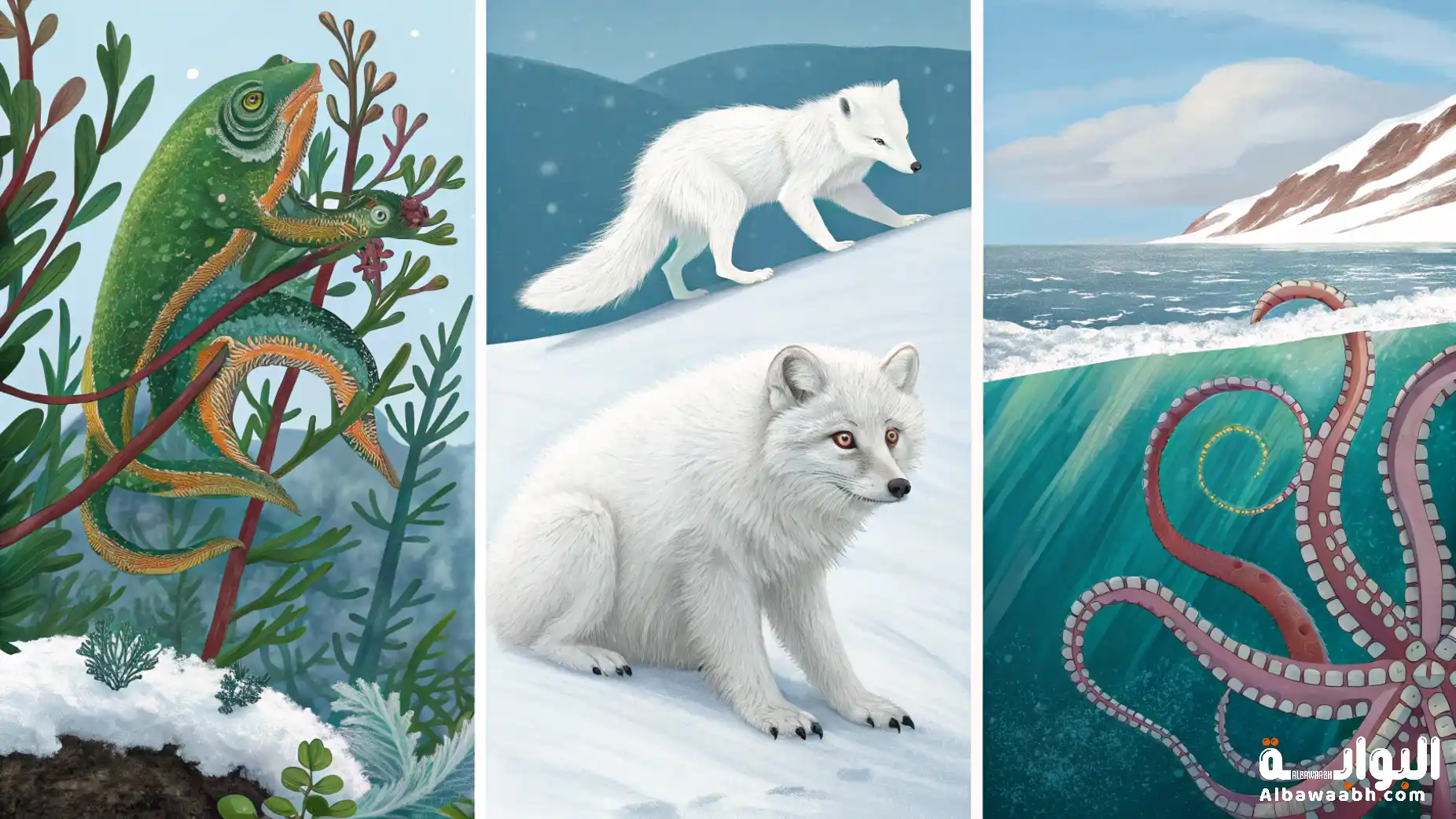 الحيوانات التي تغير لونها