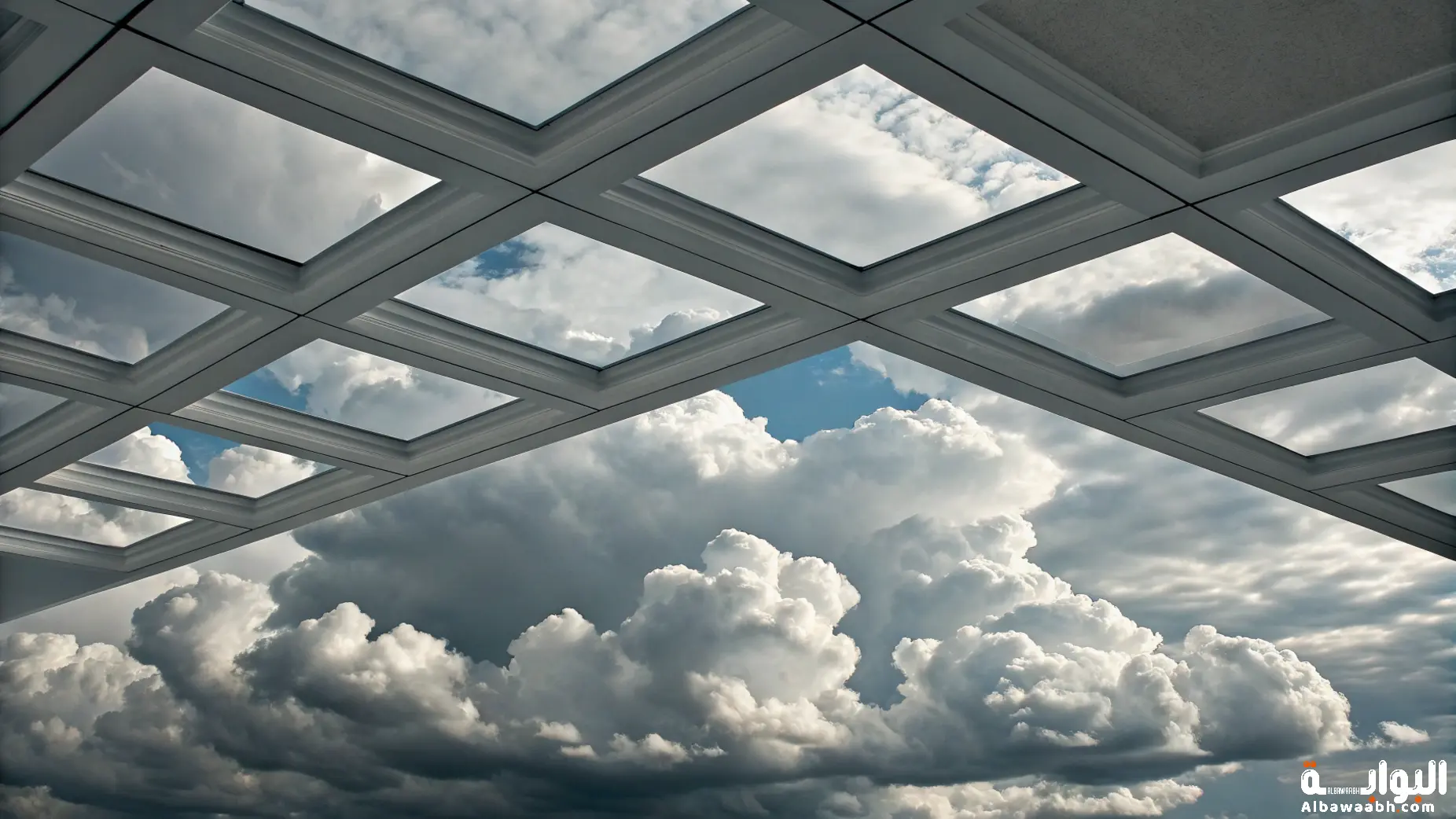 الغيوم المربعة