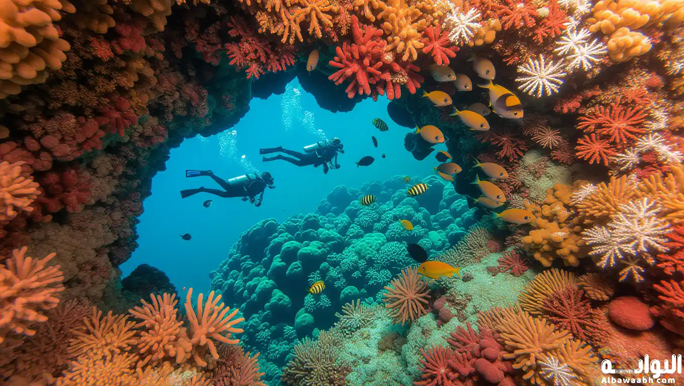 أهم الوجهات البحرية في المملكة لعشاق الغوص