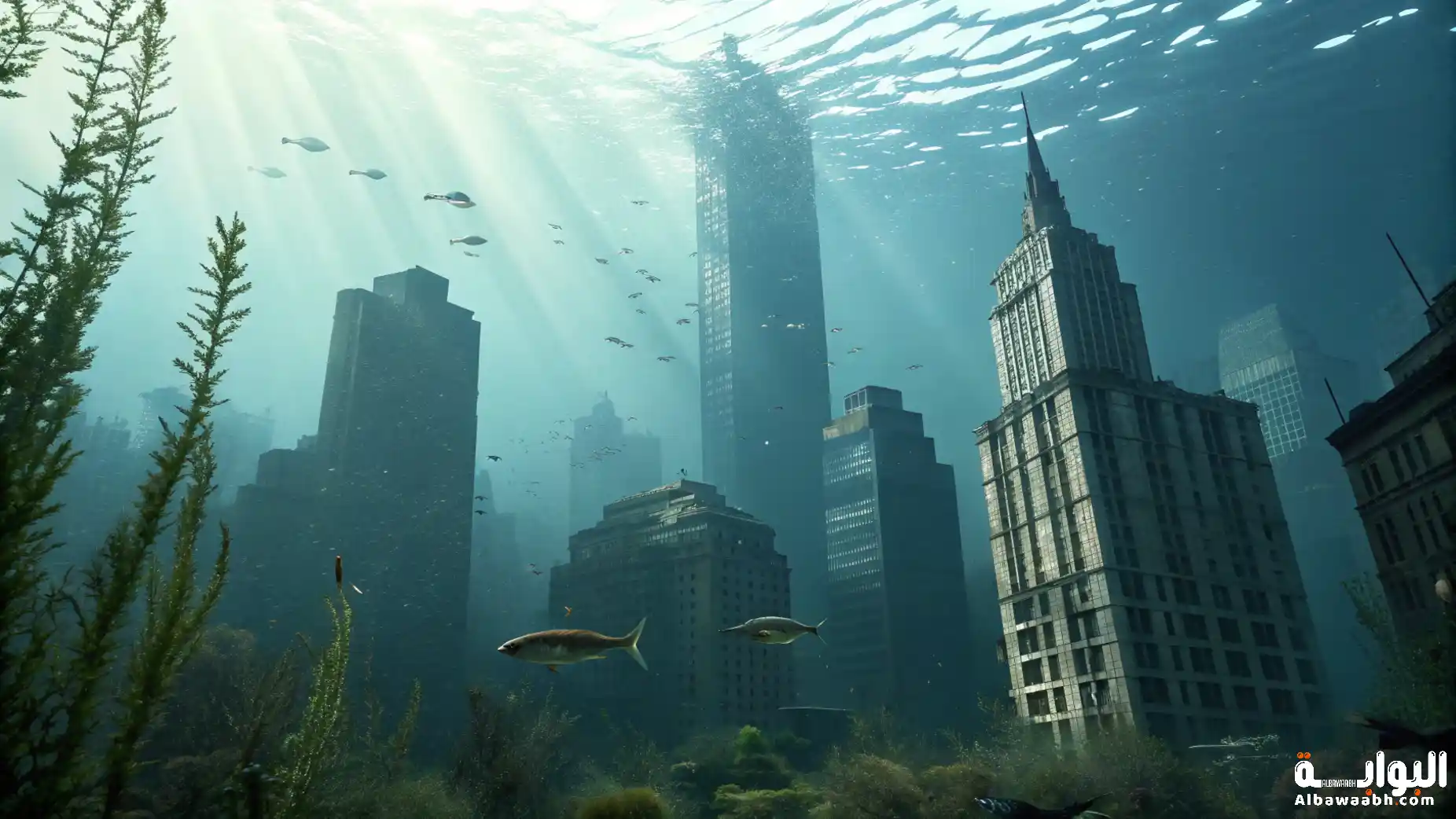 مدن غارقة تحت الماء