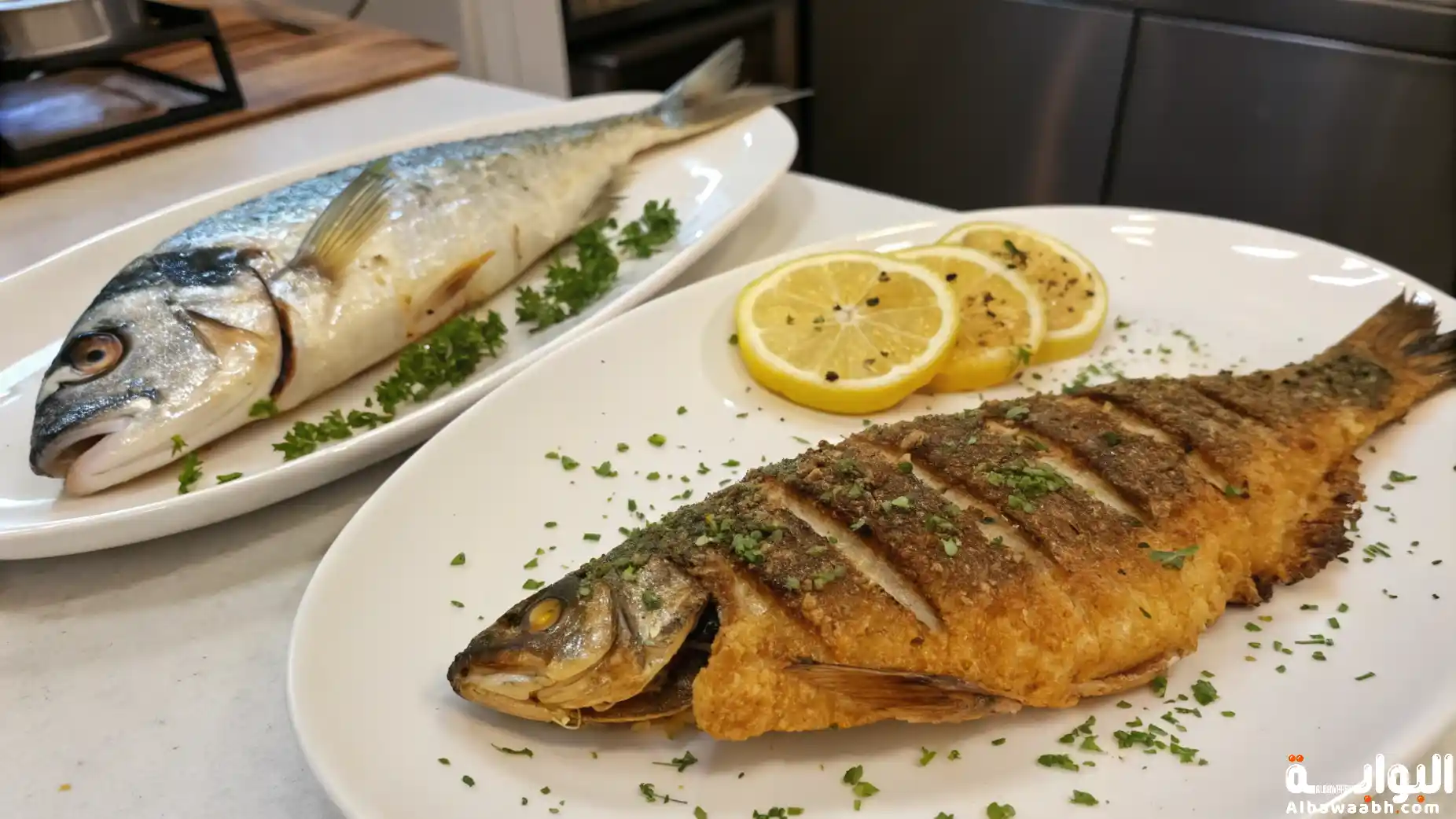 السمك المقلي أم المشوي