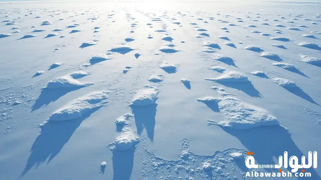 الظلال الطويلة في القطبين