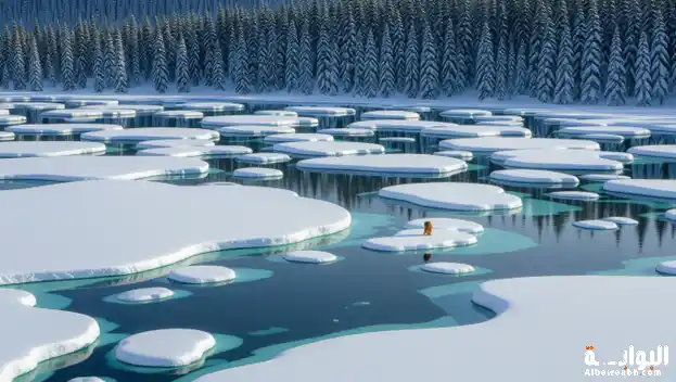 البحيرات المتجمدة التي لا تذوب
