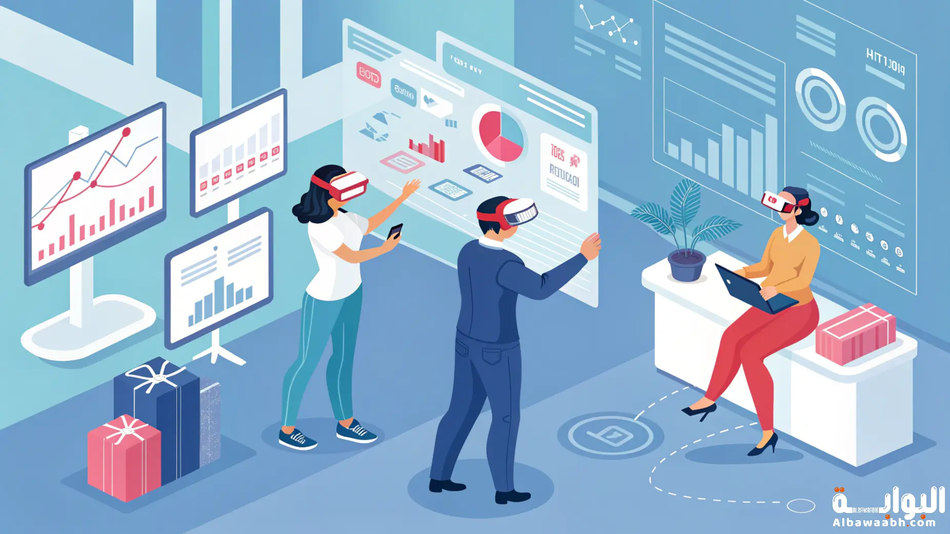 الواقع الافتراضي في التسويق الإلكتروني