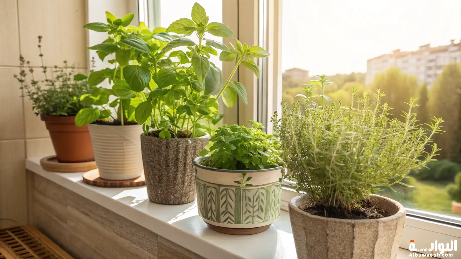 زراعة الأعشاب العطرية في المنزل